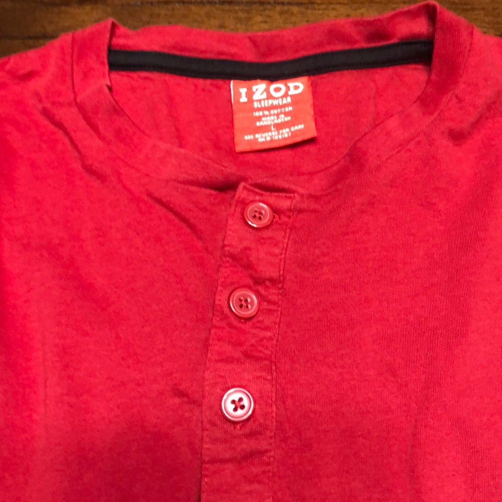 IZOD Men’s Pajama top Large - Picture 4 of 7